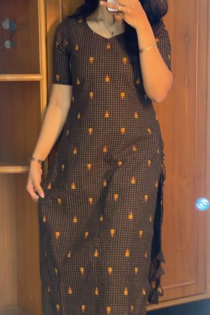 Aara011 Black Cotton CO-ORD SET