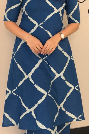 Blue Cotton CO-ORD SET