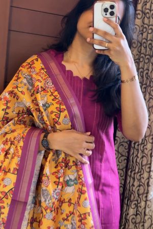 Readymade15 Semi Raw Silk 2 Piece