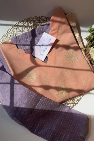 Peach Raw Silk 003