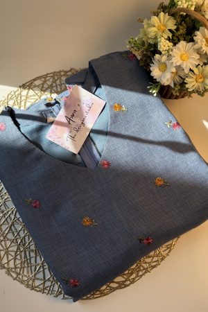 AD021 Blue Denim Dress(HA)
