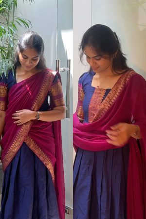 AD041  Chettinadu 2-in-1 Ethnic Wear