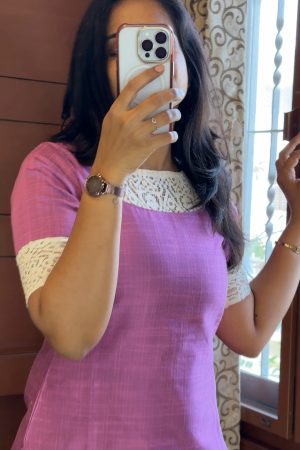 Aara002  Silk Cotton Kurti