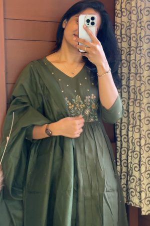 Readymade05 Chanderi dress suits