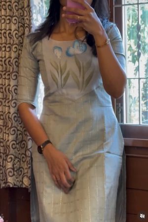 Grey Colour Kurti
